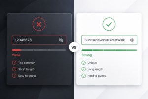 Password Strength Weak vs Strong